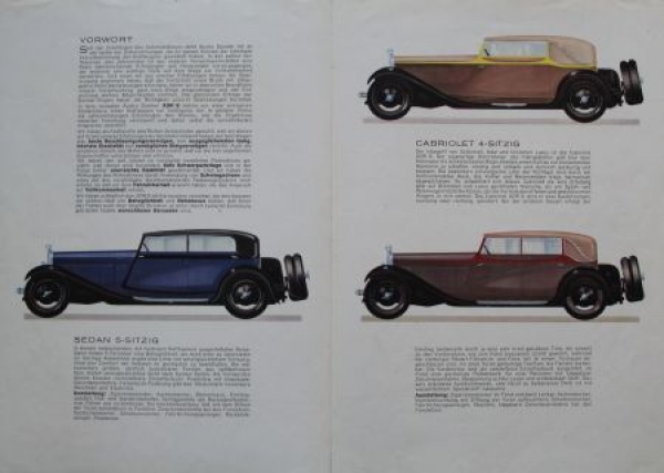 Austro-Daimler 8 Cylinder Modelprogram 1930 (S0283)